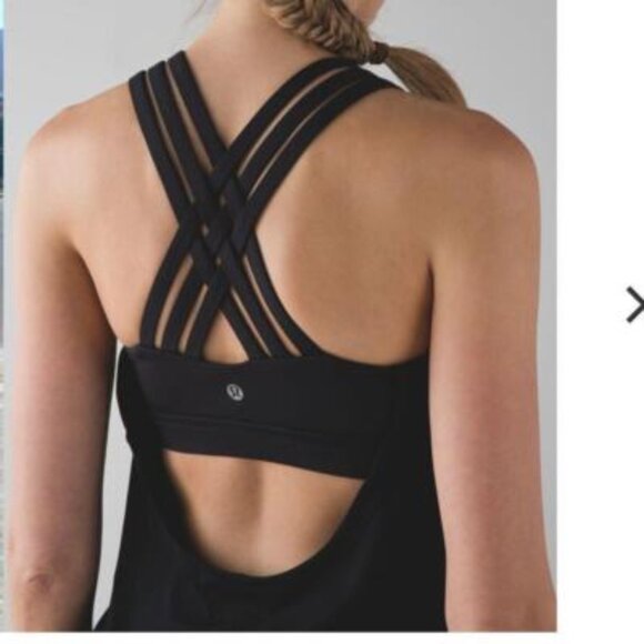 Lululemon Beat the Heat Black Tank Top - Picture 1 of 7